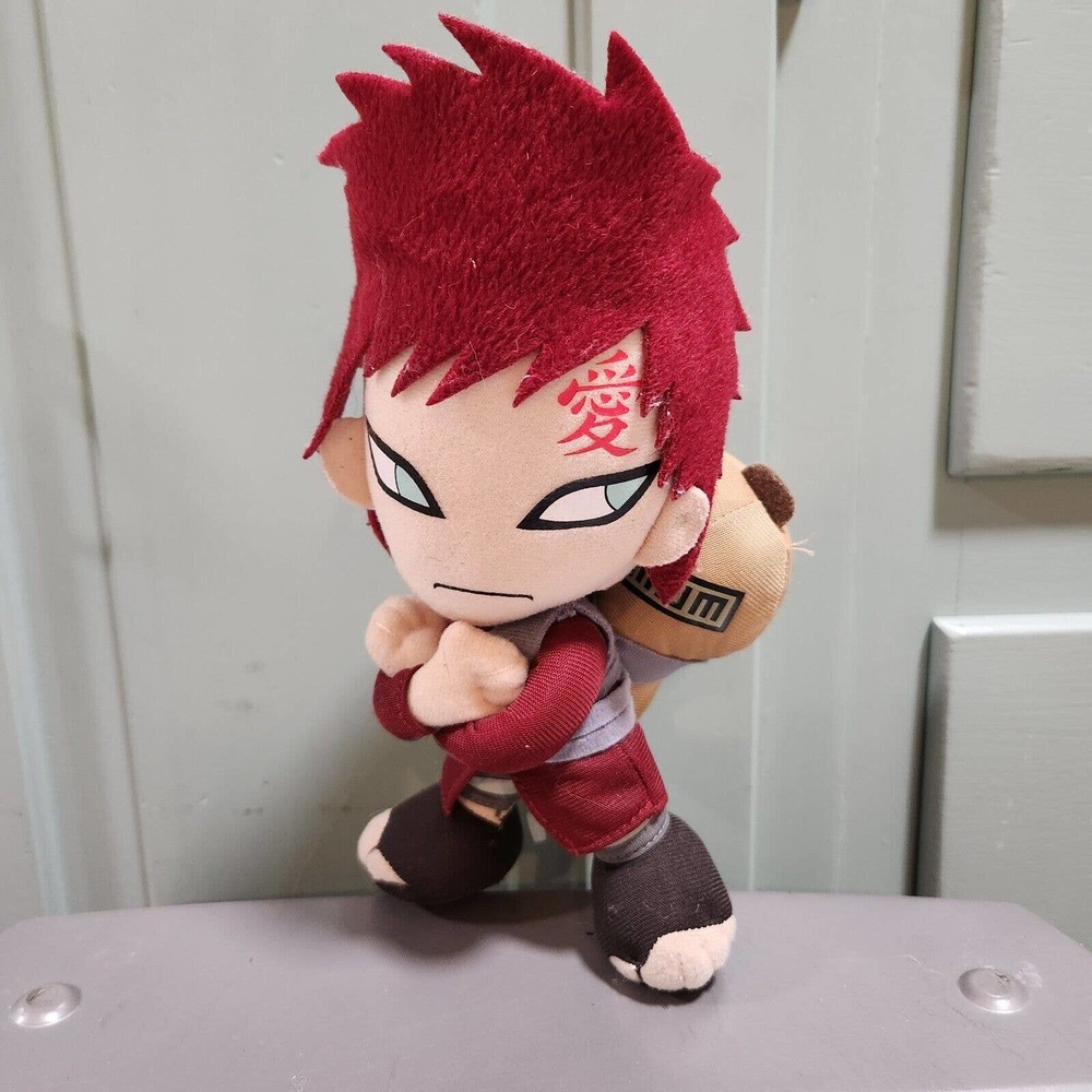VTG 2002 Naruto Gaara Stuffed Plush Figure Great Eastern Entertainment Viz Media
